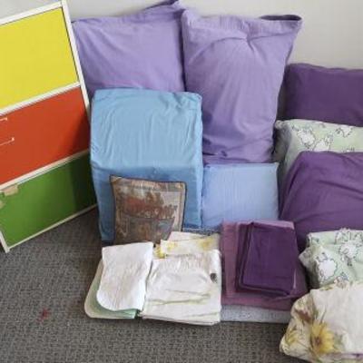 PPM009 Bedding, Pillows, Cabinet Unit & More
