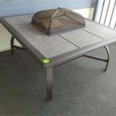 Patio Table with Firepit
