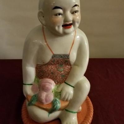 Vintage Chinese Porcelain Buddha