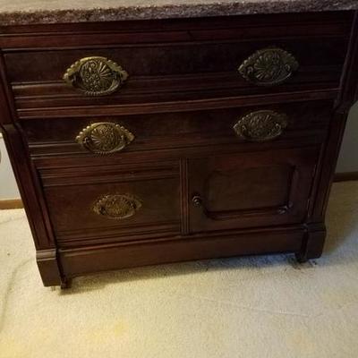 Marble-Top Chest of Drawers