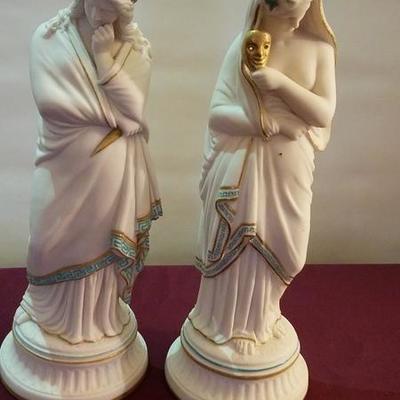 Two Porcelain Statues