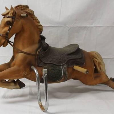 Vintage Child Riding Horse - approx. 40