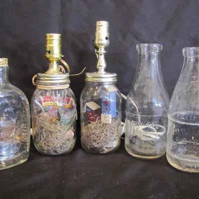 Canning Jar Lamps & Glassware