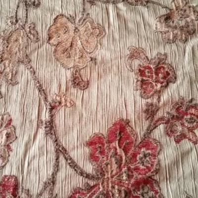 Golds, Reds and Maroons AND Deep Red Window Sheers (not pictured)