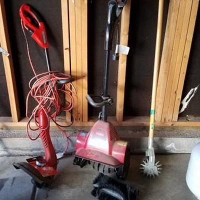 Yard Tools, Edger & Weed Wacker + Tiller