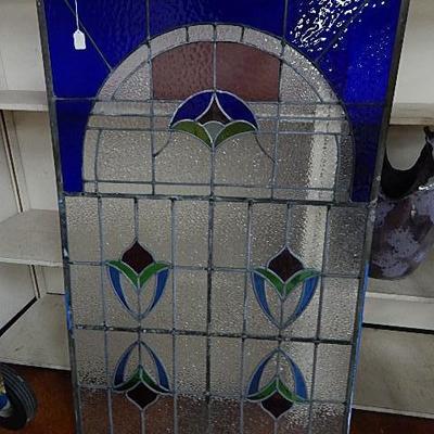 Large Stained Glass Panel
