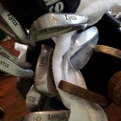 Right Handed Lynx Golf Clubs