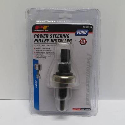 Power steering pulley installer