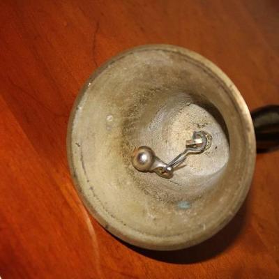 School Teacher's Bell w/ Wooden Handle- How Cool!