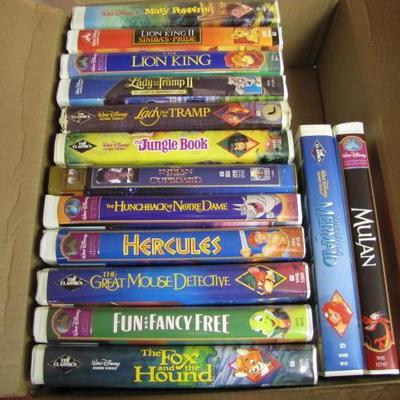 Walt Disney VHS Movies (Lot #2)