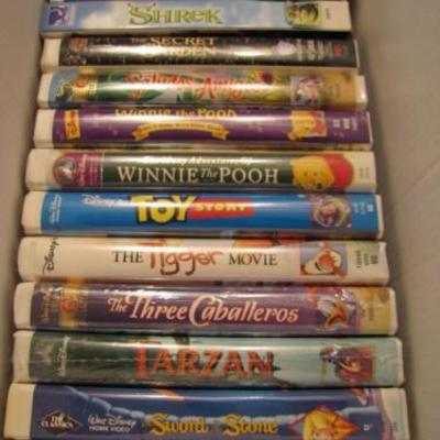 Walt Disney VHS Movies (Lot 1)