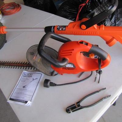 B&D Weed Trimmer & Hedge Trimmer