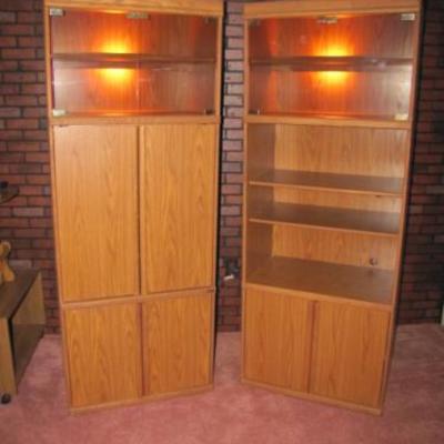 x2 Oak Cabinets