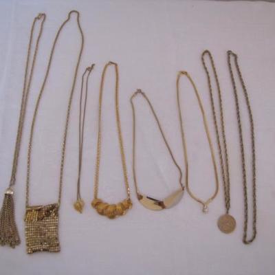 Gold Pendant Costume Jewelry Necklaces