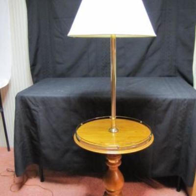 Floor Lamp & Table