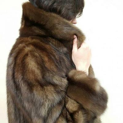 Custom made Russian Sable full length coat