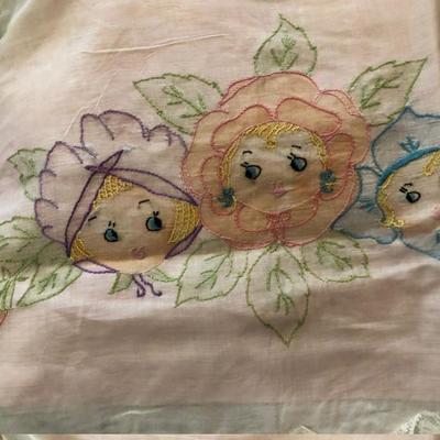 Hand Embroidered Children's Bed Linens