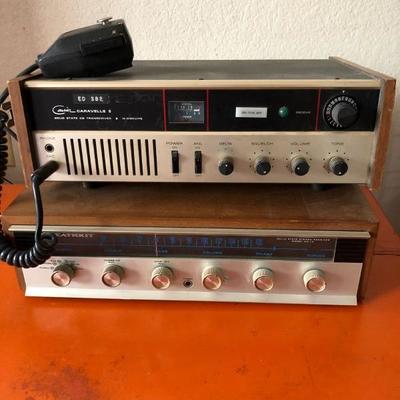 Courier Caravelle II CB Tranceiver & Heathkit Receiver 