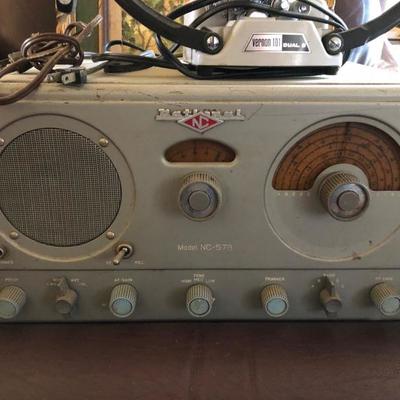 Vintage National Model NC-57B Tube Radio Receiver HAM