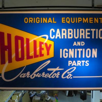 Rare Holley Carburetion and Ignition Sign, excellent condition!