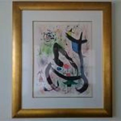 Signed Limited Edition Joan Miro 