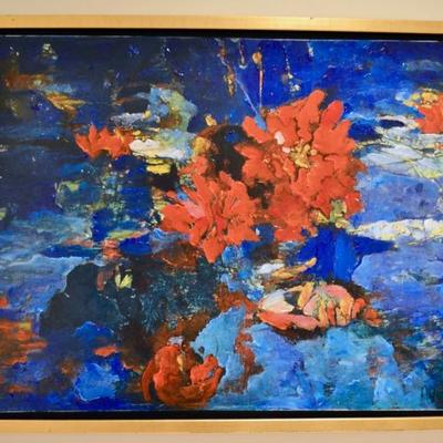 Limited edition signed embellished giclee by Patricia Nix with COA