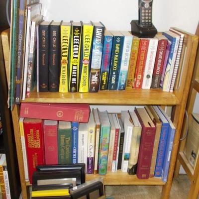 Oak book shelf $22
24 X 9 1/2 X 29