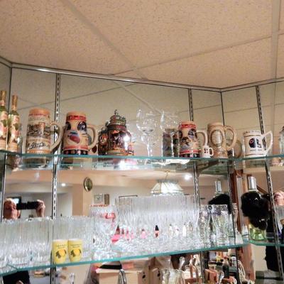 Fantastic Barwares, from crystal glass selections to decanters and steins to mention a few.