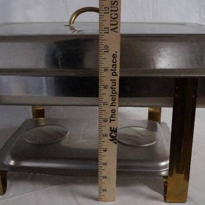 Chafing Dish - Stand, Tray and Lid - Great for Cat ...
