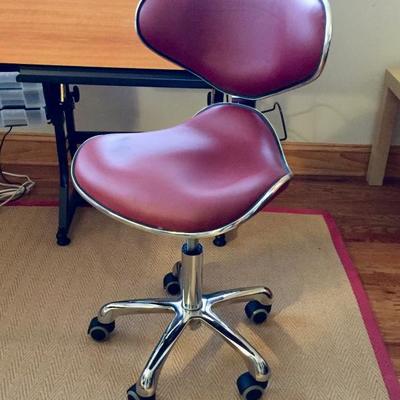 Mid-century style office swivel chair