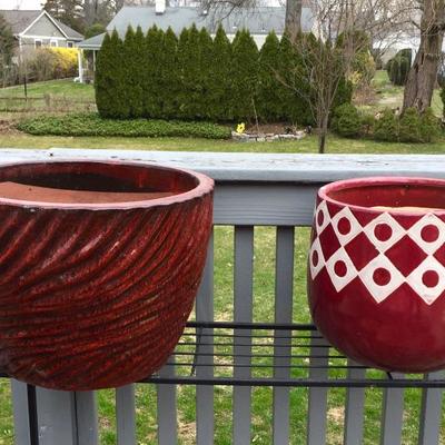 Ceramic planter pots