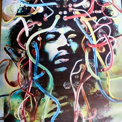 Vintage Jimi Hendrix 'Stuttgart' poster