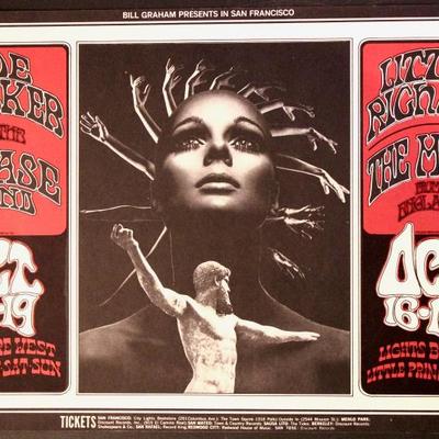 Artwork by David Singer and Randy Tuten
First Printing
From the October 16-19, 1969 shows at the Fillmore West featuring:
Joe Cocker &...