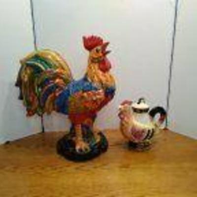 Rooster Statuette
