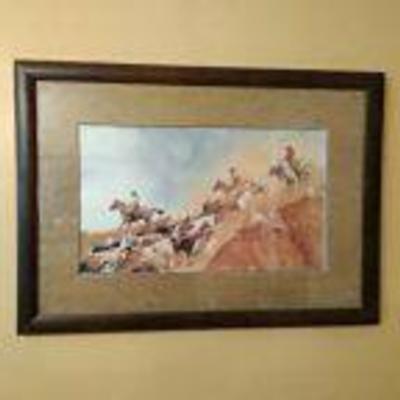 Limited Edition Cattle Drive Print by Schmidt
