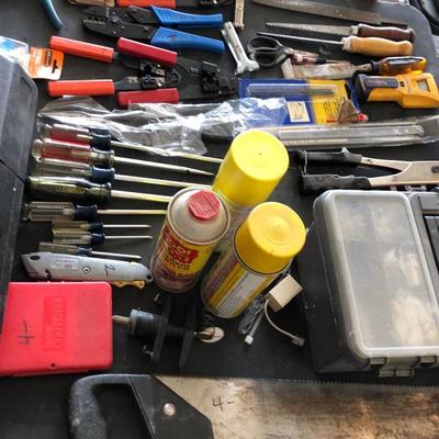 Garage with tools 