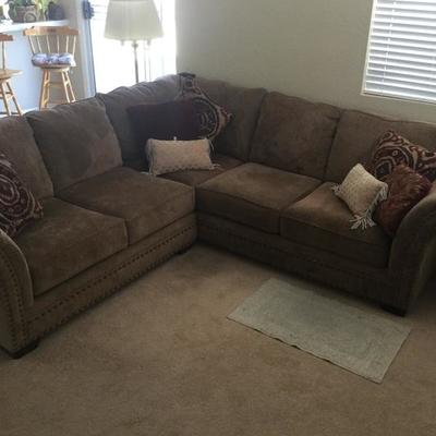 Sectional is like new 