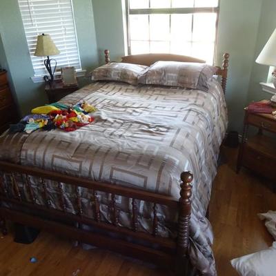 antique double bed - was told brought from Larry Hagman Cousins estate 