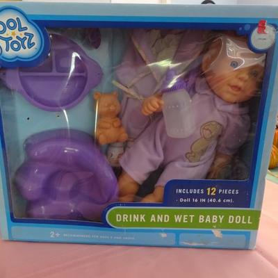 kool toyz drink and wet doll