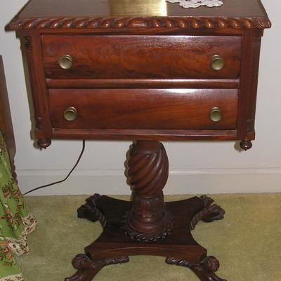 Antique Mahogany Work Table