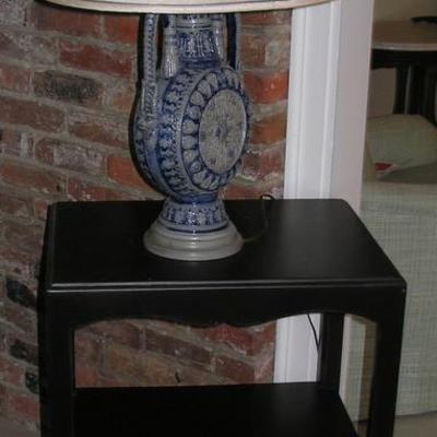 Matching pair of Black end tables