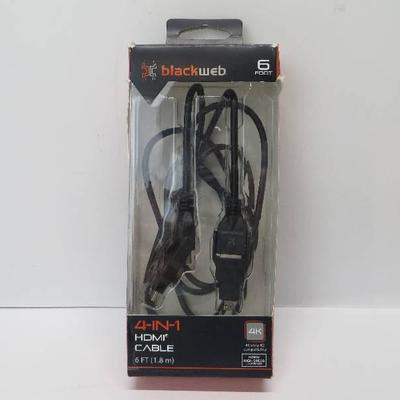 Blackweb 4-in-1 HDMI cable