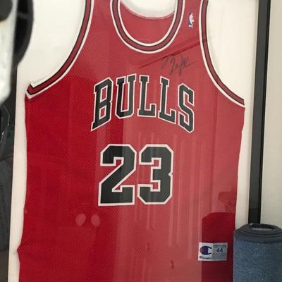 Michael Jordan Autographed Jersey 