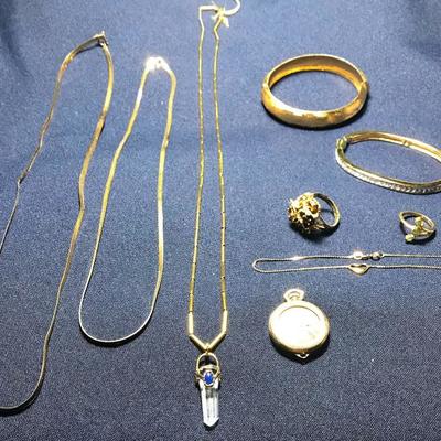 Gold, silver, and fashion jewelry
