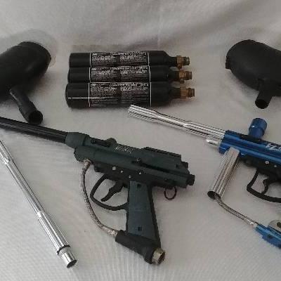 Paintball Gun Setup