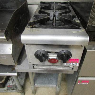 Wells 2 Burner Gas Top with Stand