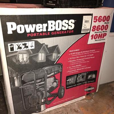 PowerBoss generator - NIB