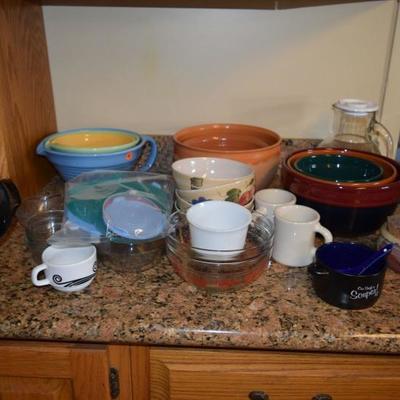 Serving and mixing bowls