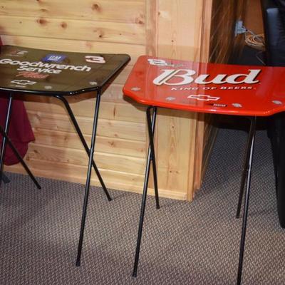 Goodwrench & Bud Tray Tables