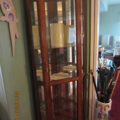 corner display cabinet 